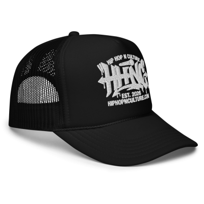 Side view of OG Hip Hop N Culture Foam Trucker Hat