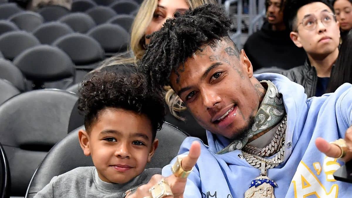 Blueface with Son