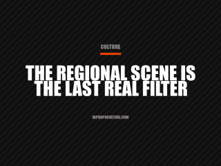 The regional scene is the last real filter
